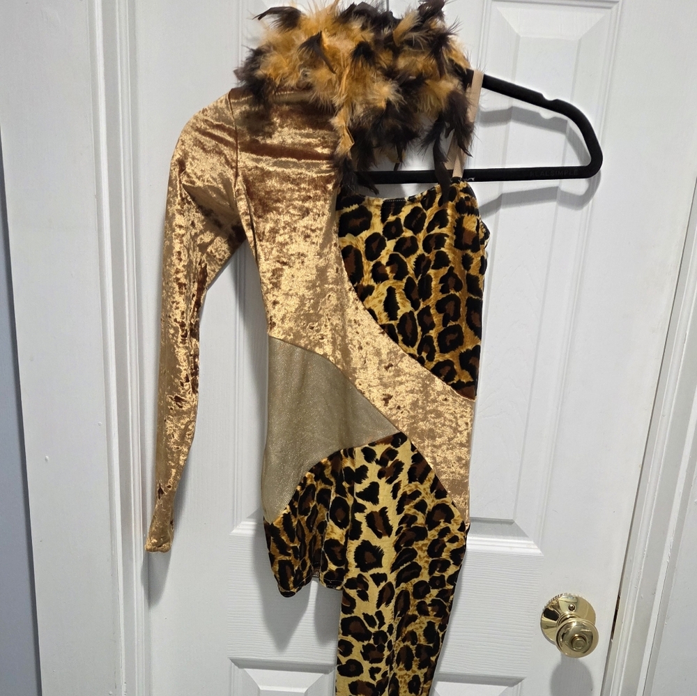 Childs Leopard Dance Costume